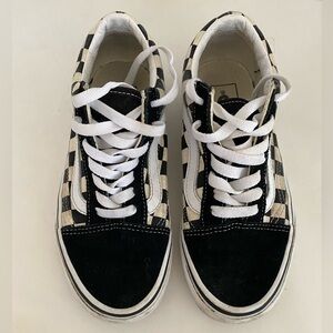 Vans Black & White Checkerboard Skate Shoe